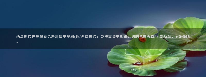 妈妈的朋友西瓜电影