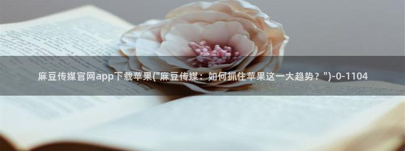 麻豆传媒官网首页入：麻豆传媒官网app下载苹果(\